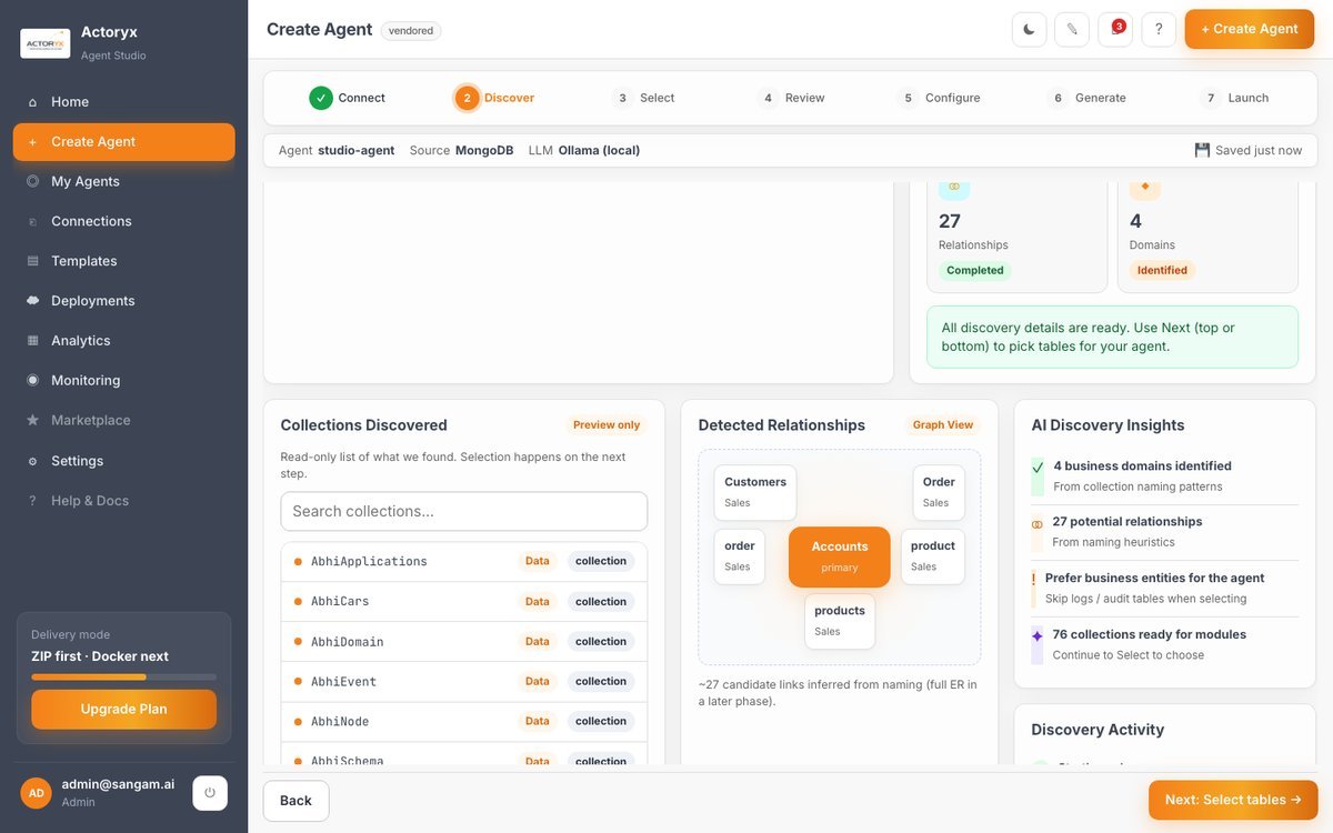 Live schema discovery against a real MongoDB Atlas cluster