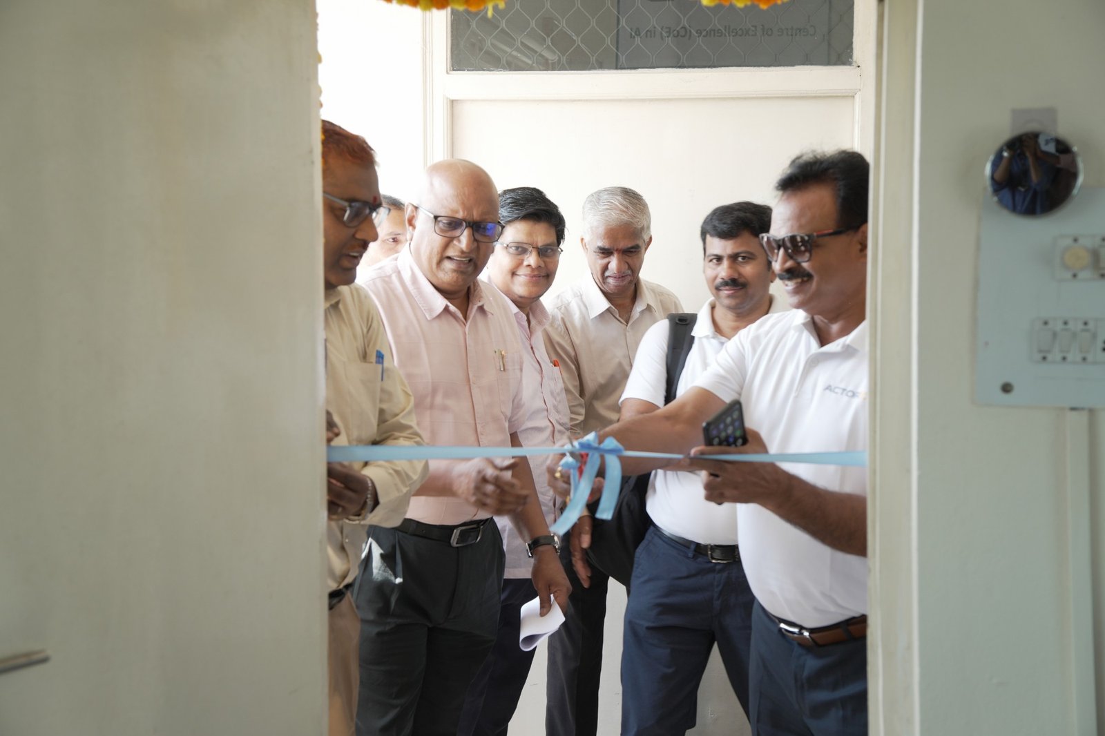 CoE Inauguration ribbon cutting at MGIT
