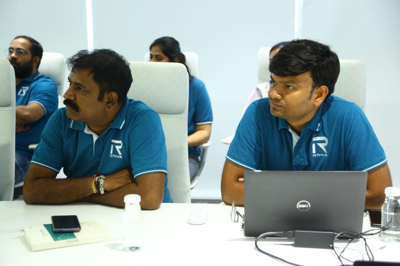 Rithwik participants engaged during AI training session