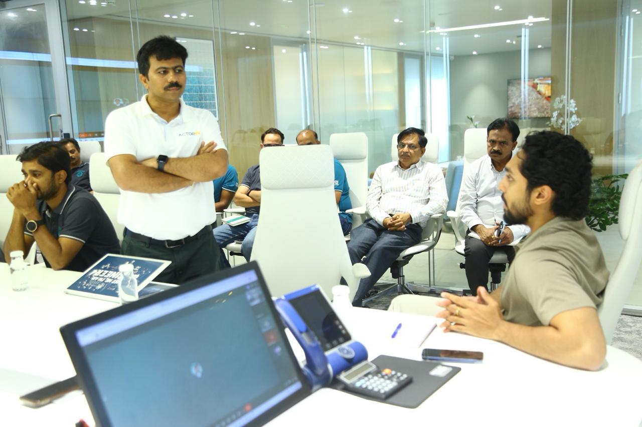Actoryx AI training session in progress at IIT Hyderabad R&D Center